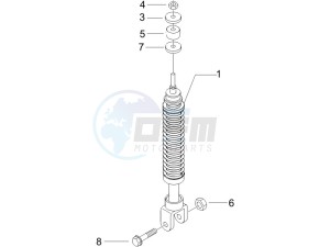 NRG 50 power Pure jet drawing Rear suspension - Shock absorbers