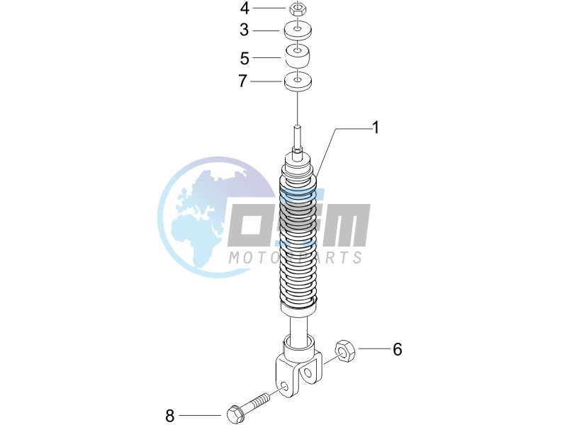 Rear suspension - Shock absorbers