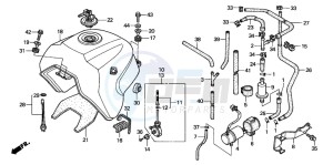 XL1000V VARADERO drawing FUEL TANK