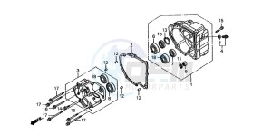 ST1100A drawing REAR CASE