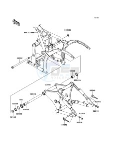 VN900 CLASSIC VN900BCF GB XX (EU ME A(FRICA) drawing Swingarm