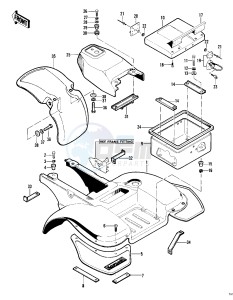 KLT 250 A [KLT250] (A1) [KLT250] drawing FENDERS_COVER_TRUNK -- 82 A1- -