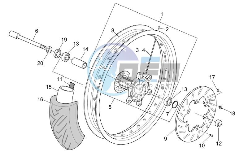 Front wheel