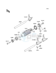 ER-6f EX650C9F GB XX (EU ME A(FRICA) drawing Gear Change Drum/Shift Fork(s)