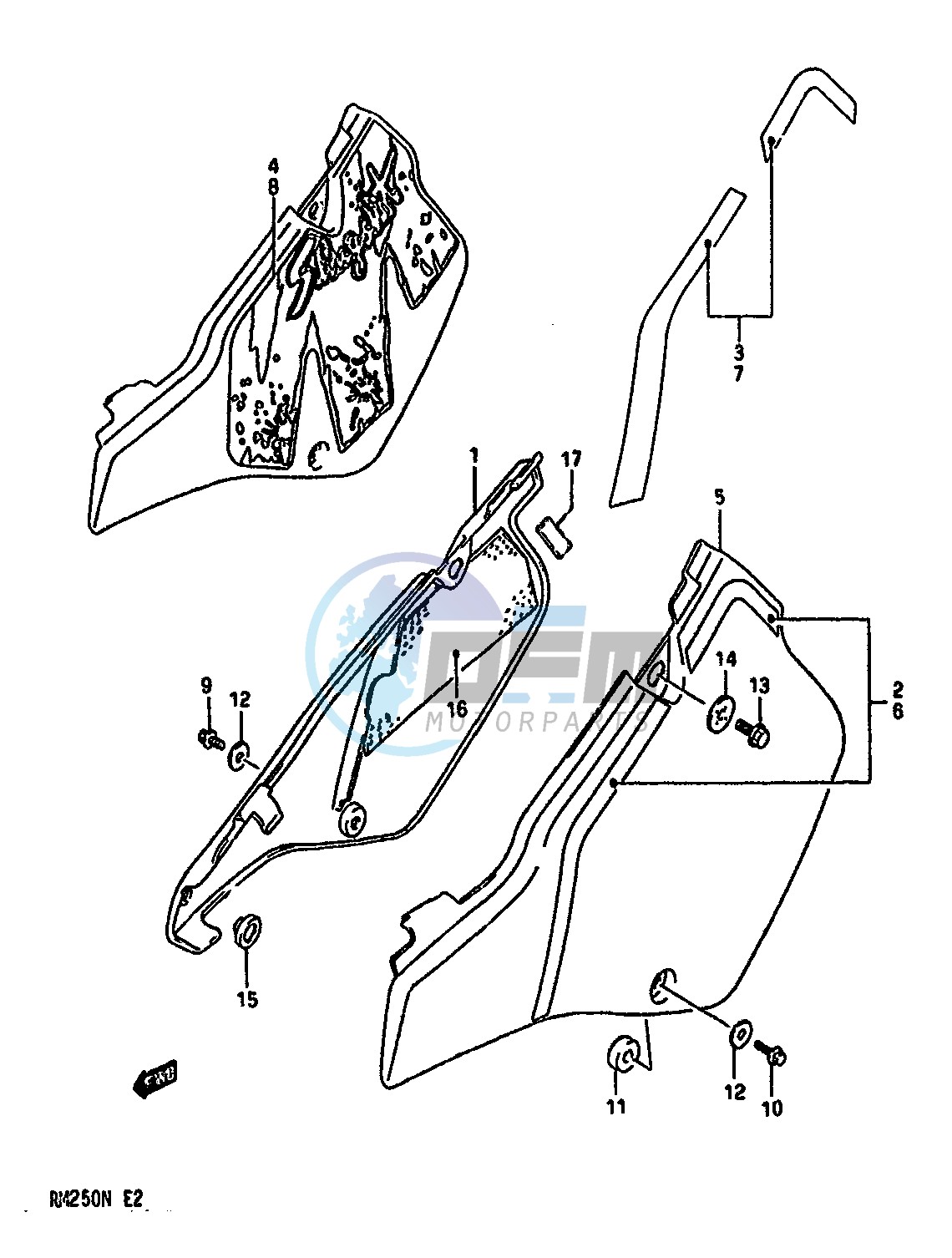 FRAME COVER (MODEL K L M)