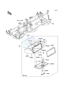 MULE_4010_TRANS_4X4_DIESEL KAF950GDF EU drawing Front Box