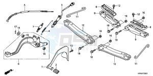 NC750SAH 2ED - (2ED) drawing REAR CUSHION