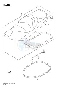 AN400 (E03) Burgman drawing SEAT (AN400L1 E3)