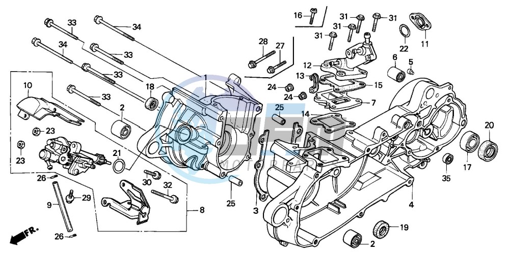 CRANKCASE/OIL PUMP