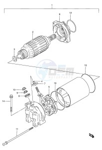 VX800 (E4) drawing STARTING MOTOR