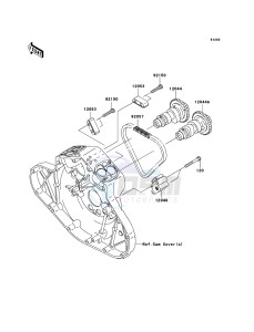 VN2000 CLASSIC VN2000H8F GB XX (EU ME A(FRICA) drawing Camshaft(s)/Tensioner