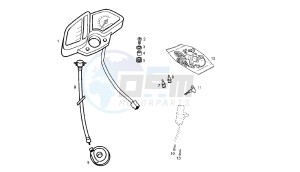 SENDA R X-RACE - 50 CC 2T EU2 drawing METER