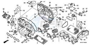 CB600F39 Australia - (U / ST) drawing AIR CLEANER