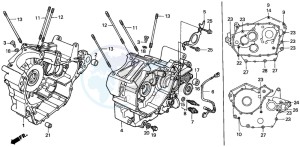 VT750C3 drawing CRANKCASE