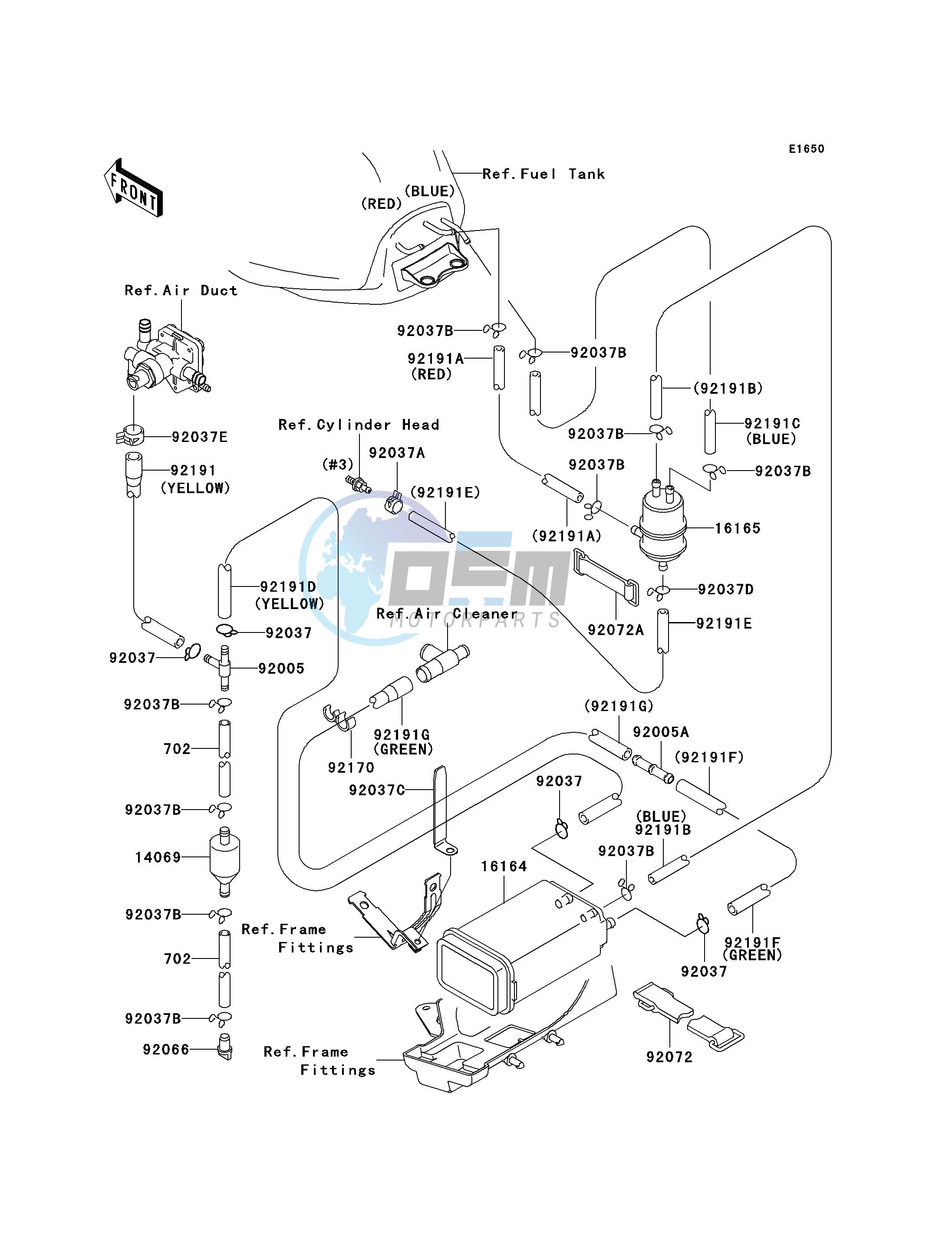 FUEL EVAPORATIVE SYSTEM -- CA- -