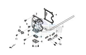 GTS 125I (L8) EU EURO4 drawing CYLINDER HEAD COVER