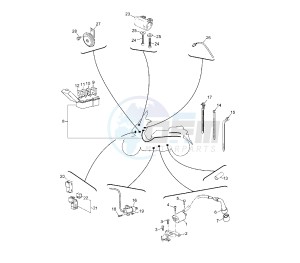 YP R X-MAX 125 drawing ELECTRICAL DEVICES