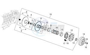 Atlantic 300 drawing Clutch