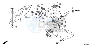 SH300E SH300E UK - (E) drawing AIR INJECTION VALVE