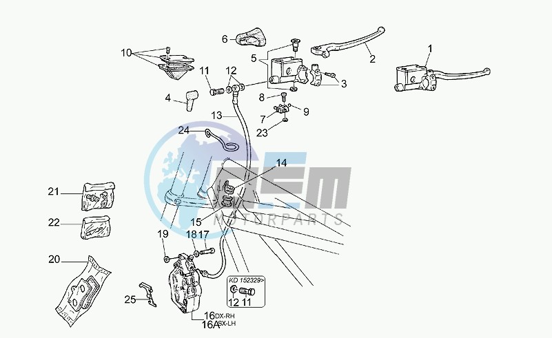 Front brake system