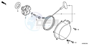 TRX500FEC drawing RECOIL STARTER