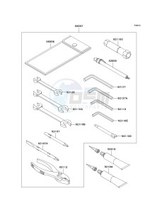 VN 1500 B [VULCAN 88 SE] (B1-B3) N7FA drawing OWNERS TOOLS