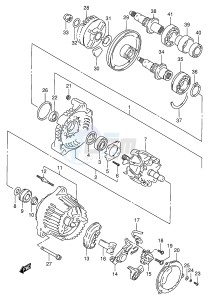 RF900R (E2) drawing ALTERNATOR