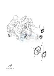 YFM700FWAD GRIZZLY 700 (B1AJ) drawing STARTER CLUTCH