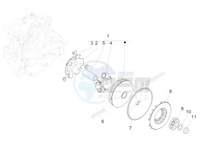 Liberty 50 iGet 4T 3V-2015-2017 (EMEA) drawing Driving pulley