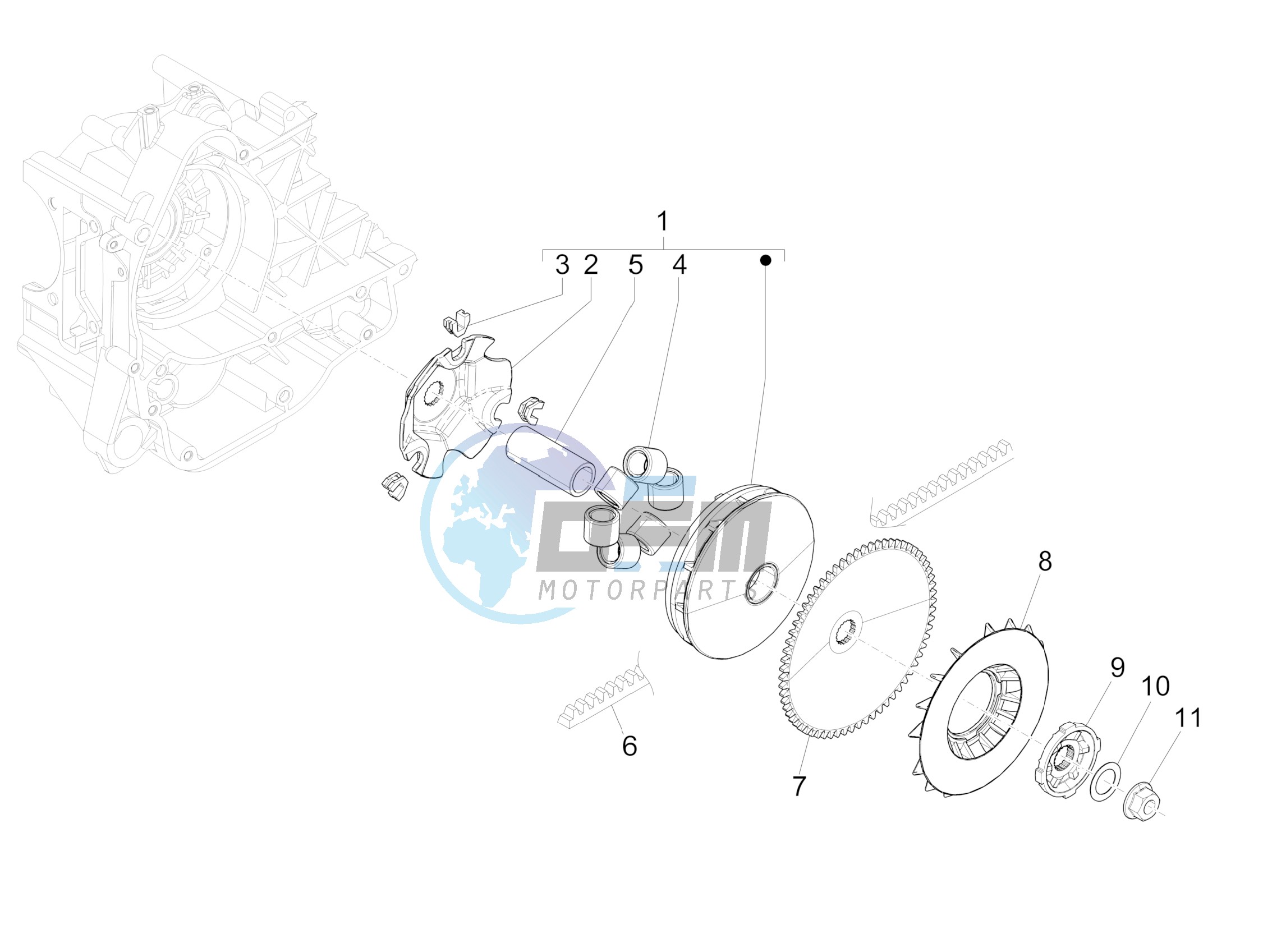 Driving pulley