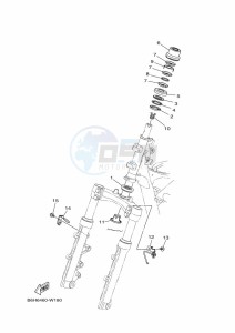 GPD155-A NMAX 150 (BBDG) drawing RADIATOR & HOSE