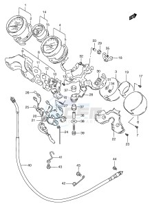 GSF1200 (E2) Bandit drawing SPEEDOMETER