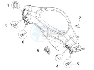 Fly 125 4t drawing Selectors - Switches - Buttons