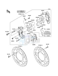 VN1700_VOYAGER_ABS VN1700B9F GB XX (EU ME A(FRICA) drawing Front Brake