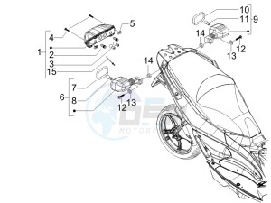 Runner 50 SP drawing Tail light - Turn signal lamps