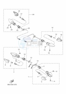 MT125 MTN125-A (BGW2) drawing FLASHER LIGHT