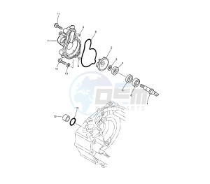 WR F 450 drawing WATER PUMP