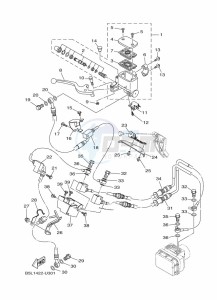 YZF250-A (B6P4) drawing FRONT MASTER CYLINDER