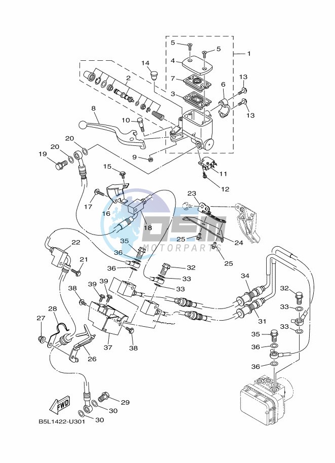 FRONT MASTER CYLINDER