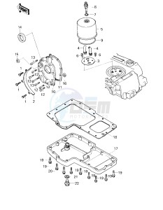 KZ 750 G [LTD II] (G1) [LTD II] drawing BREATHER COVER_OIL PAN