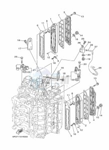 FL200CETX drawing CYLINDER-AND-CRANKCASE-3