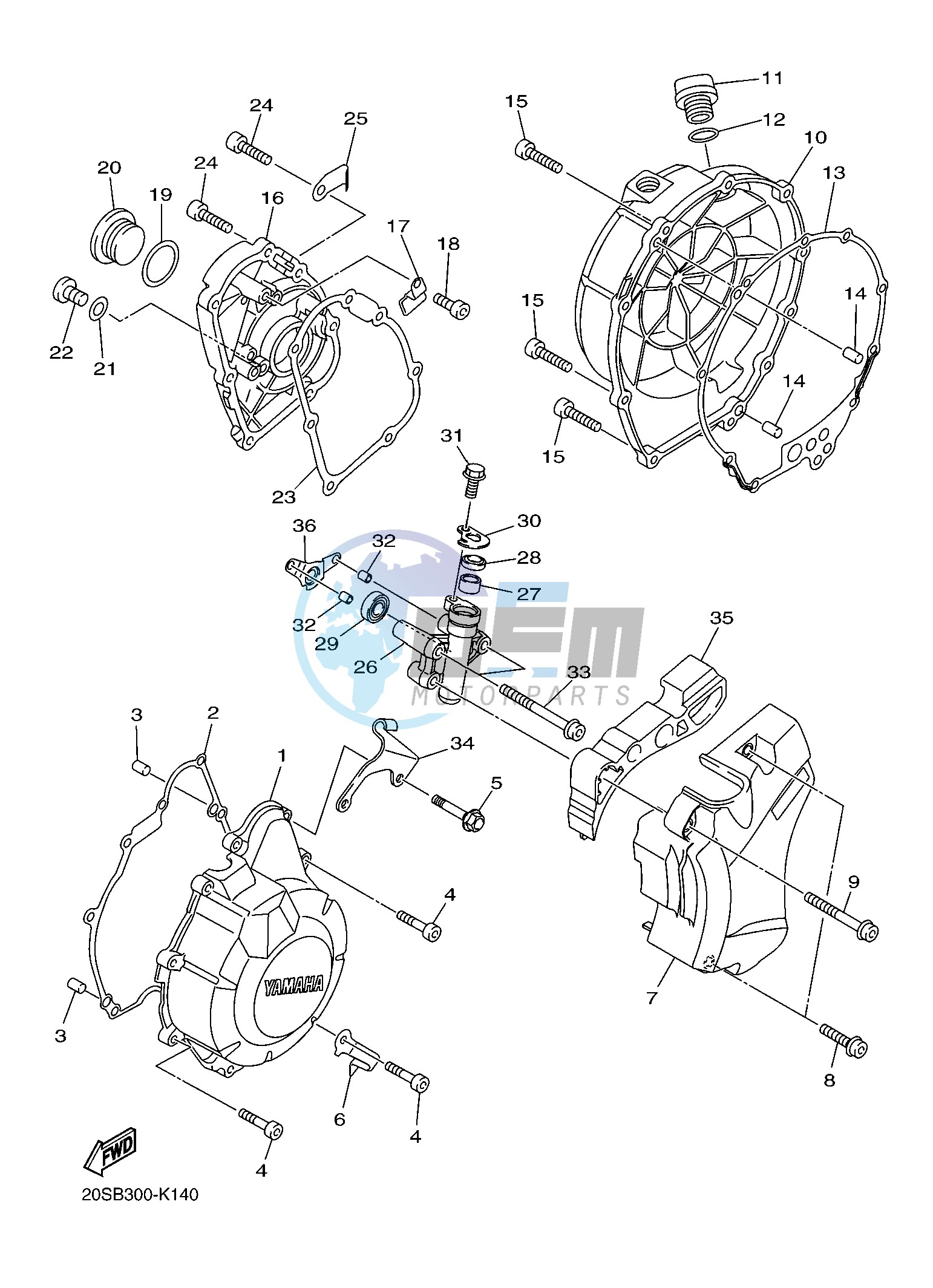 CRANKCASE COVER 1