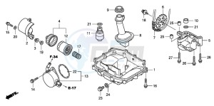 CBF1000T drawing OIL PAN/OIL PUMP