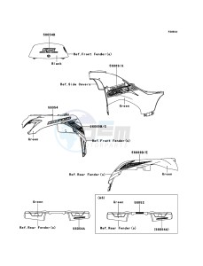 KVF750_4X4_EPS KVF750GCF EU GB drawing Decals(Green)
