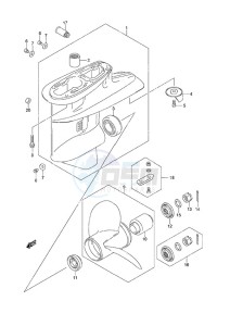 DF 60A drawing Gear Case