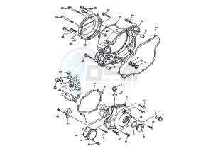 WR F 250 drawing CRANKCASE COVER