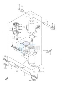 DF 40 drawing Power Trim