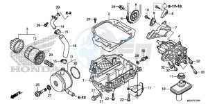 VFR1200XDF CrossTourer - VFR1200X Dual Clutch 2ED - (2ED) drawing OIL PUMP (VFR1200XD/ XDA/ XDL/ XDS)