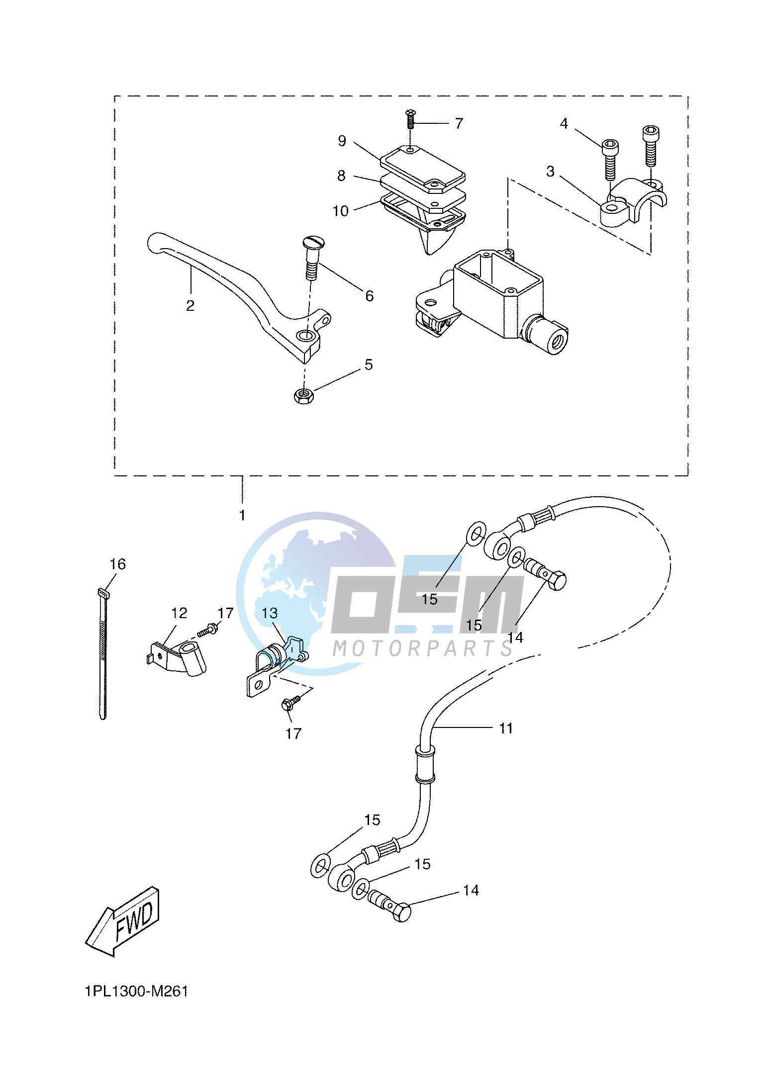 FRONT MASTER CYLINDER