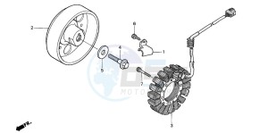 CB1300F CB1300SUPER FOUR drawing GENERATOR